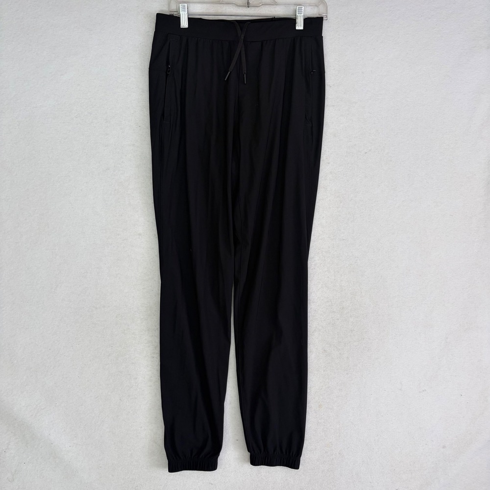 Lululemon Surge Jogger Mens Medium Black Zippered Cuff Running Gym Training Pant - Picture 1 of 8